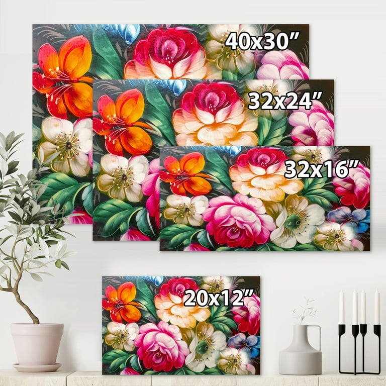 12+ Flower Wall Painting