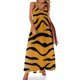 thumbnail image 1 of Vestido sin mangas con rayas de tigre, vestido de mujer, vestido de playa, ropa larga para mujer, 1 of 7