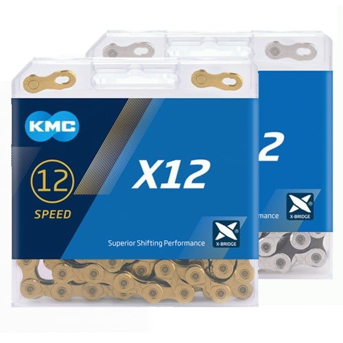 KMC X12 Chain Ti-N Gold 126 Links