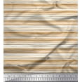 thumbnail image 1 of Soimoi Velvet Fabric Horizontal Stripe Print Fabric by The Yard 58 Inch Wide, 1 of 3