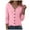 Pink, variant on zaveiop Women's Casual Knitted Hooded Cardigan Solid Long Sleeve Button Down Loose 2025 Fall Sweater (Wine, L)