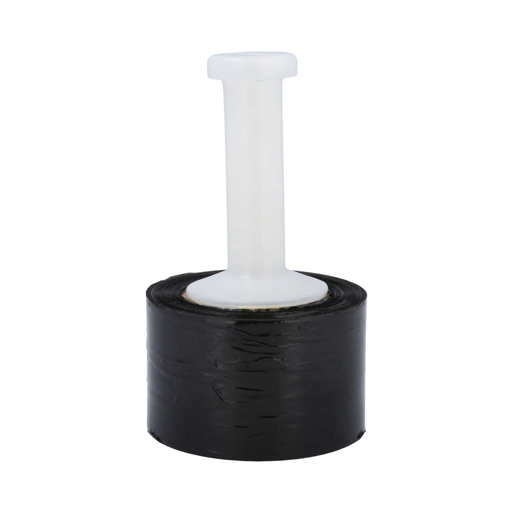 Stretch Wrap Film Bundling Wrap Black, 3 Inch x 1000 Feet x 80 Gauge 648 Pack