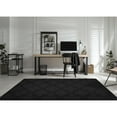 thumbnail image 2 of Garland Rug Quatro Polypropylene Black Indoor Area Rug, 4' x 6', 2 of 7