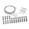 thumbnail image 3 of DimyFew 2x 4 Sets Hanging Wire Cable System Adjustable Iron Wire Rope Kit Pendant Lamp Hanging Fastener Kit Picture Frame Mounting Kit, 3 of 8