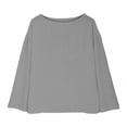 thumbnail image 4 of Womens Shirts Linen Shirts Spring Trendy Long Sleeve Loose Blouses Cotton Beach Casual Outfits on Sale, 4 of 6
