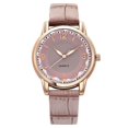 thumbnail image 3 of Resicozy Quartz Watches for Women Classic Simple Clear Arabic Numeral Easy to Dial Quartz Round Watches with Leather Strap Coffee, 3 of 4