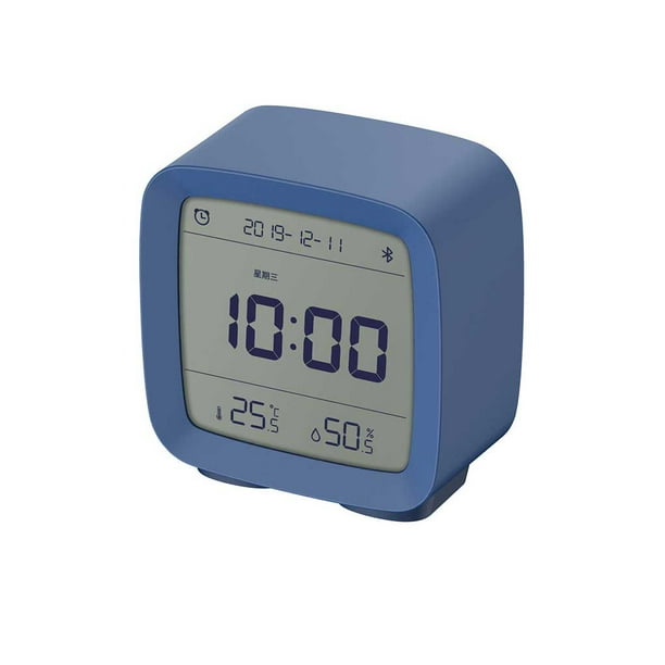 Alarmas Digitales Ounissouiy Reloj de Pantalla LCD Inalámbrico Azul
