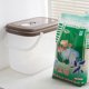 thumbnail image 3 of Cubo de almacenamiento de caja de barril de arroz de plástico estilo japonés marrón Sunnimix Contenedor de almacenamiento de arroz, 3 of 8