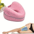 thumbnail image 2 of Morning Mist Simple Gray, Dreamy Blue Pink Cute Side Sleeping Pad with Tie Strap Knee Leg Pillow, 2 of 11