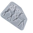 thumbnail image 3 of Molde de alce epoxi, llavero, decoración de etiquetas, molde de resina DIY, Estilo 1 Zulema molde de silicona, 3 of 7