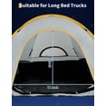 thumbnail image 5 of Truck Bed Tent with Awning for 8.2 ft Pickup Beds, Waterproof PU2000 Oxford Truck Camper Tent for Silverado 1500, F150, Ram 1500, 5 of 8