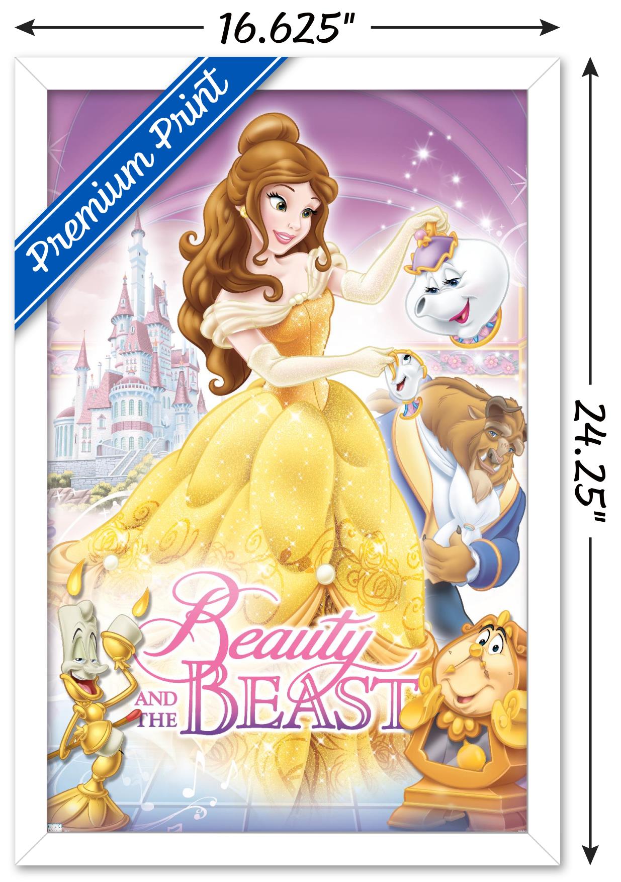 Disney Beauty And The Beast - Cover Wall Poster, 14.725