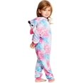 thumbnail image 3 of Pyjama pour Filles - Grenouillère Couverture en Peluche à Fermeture Éclair pour Enfants avec Animaux, 3 of 6