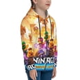 thumbnail image 3 of Ninjago Kids Zip-Up Hoodie 3d Print Hooded Sweatshirt With Packet For Boys Girls, 3 of 7