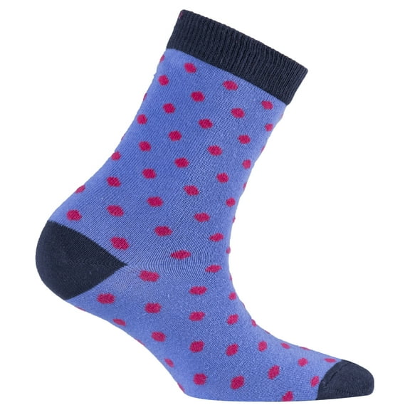 Violet Dot Socks