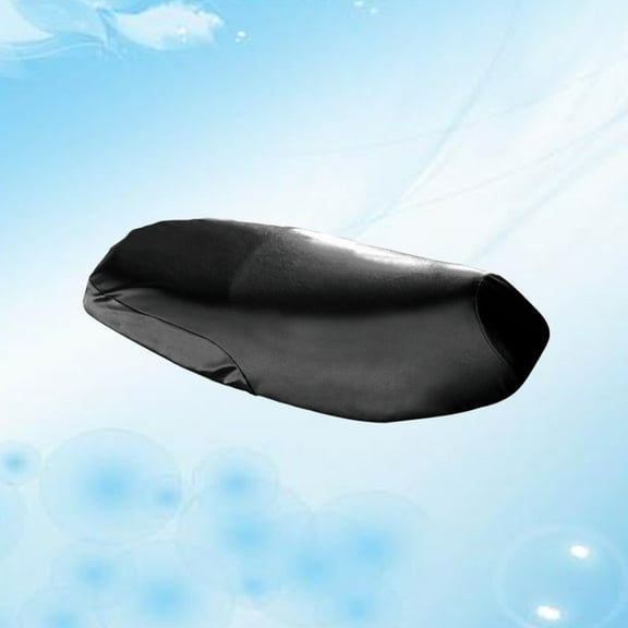 HORIALENCE 1Pack Universal Motorcycle Seat Cushion Cover in Black with 3D Bike Saddle Shape and Non-slip Feature