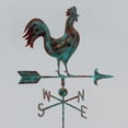 thumbnail image 2 of Fisk, Arnie 12x12 Black Ornate Wood Framed with Double Matting Museum Art Print Titled - Rural Relic Rooster, 2 of 4