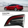 thumbnail image 3 of 1077402 00 B, Long Lifespan Waterproof Trunk Inner Tail Light Perfect Fit Impact  Passenger Side  For Model 3 2017 To 2020, 3 of 8