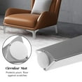 thumbnail image 3 of Seimneire 4 patas de muebles de 6 pulgadas, patas de sofá de estilo moderno, patas triangulares de metal cromado pulido para mesa, armario, sofá, silla, 3 of 5