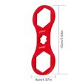 thumbnail image 4 of Clé de Fourche avant en Alliage d'Aluminium pour Réparation de Vélo, Destinée pour SUNTOUR XCM/XCR/XCT/RST, B, Rouge, 4 of 7