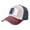 Navy And Red, variant on Portugal Alternative Flag Distressed Baseball Cap Dad Hats for Men Women Vintage Trucker Hat Low Profile Ball Caps