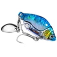 thumbnail image 2 of sunsanly 9g/12g Fake Bait Sharp Hook Sinking Spinning Sequin Bright Color Reusable Winter Fishing Rotating Metal Wobble Simulation Lure Fishing Tool, 2 of 8