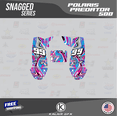 thumbnail image 4 of Kalair GFX Graphics Kit for Polaris ATV PREDATOR 500 (2002-2011) Snagged Series, 4 of 5