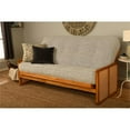 thumbnail image 2 of Kodiak Furniture Westport Full-size Wood Futon Set in Honey with Gray Mattress, 2 of 14