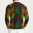 thumbnail image 4 of Dwelliawo Sweaters for Men Dress Ribbed Crewneck Sweater Knitted Xmas Graphic Snowflake Sweaters Slim Fit Christmas Pullover Sweaters Clearance Dark Green 4XL, 4 of 6