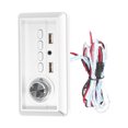 thumbnail image 4 of Reproductor de amplificador de potencia 5V 5W+5W Bluetooth 5.0 Reproductor de panel de audio MP3 con entrada auxiliar, 4 of 8