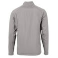 thumbnail image 3 of Men's Cutter & Buck Gray Tuskegee Golden Tigers Big & Tall Adapt Eco Knit Hybrid Recycled Full-Zip Jacket, 3 of 3