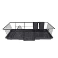 thumbnail image 3 of Dish Drying Rack Black with Sloping Tray and Utensil Holder for Kitchen Counter, 3 of 6