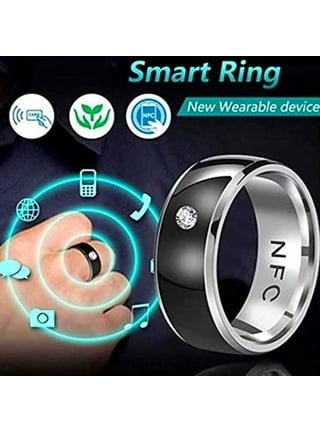 amlbb Rings for Women Nfc Mobile Phone Smart Ring Stainless Steel Ring  Wireless Radio Frequency Communication Water Resistance Jewelry on  Clearance 