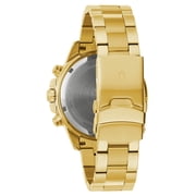 Bulova Mens Gold-Tone Chronograph Watch 98A248