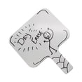 thumbnail image 2 of Dry Erase Whiteboards Paddle, 9.75 x 8, White, 12/Pack | Bundle of 5 Packs, 2 of 4