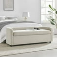 thumbnail image 4 of New Pacific Direct Wendy 17.5" Fabric Storage Bench in Meridian Cream, 4 of 12