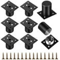 thumbnail image 1 of 8 Pcs Pieds de Meubles Réglables en Alliage d'Aluminium Robuste pour Canapé Armoire, 1 of 9