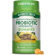 Probiotic Gummies | 50 Count | For Men and Women | Digestive Health Supplement | by Nature's Truth