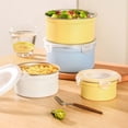 thumbnail image 5 of 1 Pcs Stainless Steel Snack Containers,Small Food Containers With Airtight Lids,Metal Round Storage Containers,Leakproof Lunch Box Condiment Containers,Portable Airtight Bento Lunch Box,(A,600ml), 5 of 7