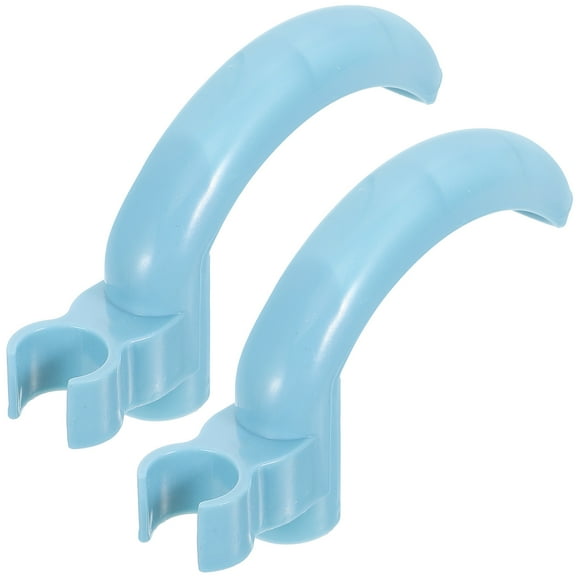 Minkissy Broom Handle Grip 2Pcs Sky-Blue 13X6.5in for Dustpan and Household Cleaning
