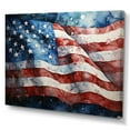 thumbnail image 2 of Designart "American Flag Display III" Flag USA Wall Decor, 2 of 5
