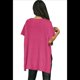 thumbnail image 3 of Suéter Holgado de Corta con Hombros Caídos para Mujer, Color Rojo Rosa, Talla M, 3 of 9