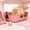 Pink-40X14.5cm, variant on TEPgvh Extra Large Cat Litter Box Enclosed Hooded Pan High Odor Control Tray Privacy Toilet Box Indoor Cat Pet Supply Yellow-40X14.5cm