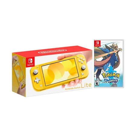 2019 New Nintendo Switch Lite Yellow Bundle With Pokémon