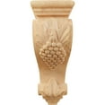 thumbnail image 2 of Ekena Millwork 5"W x 7"D x 14"H Large Grape Corbel, Red Oak, 2 of 4