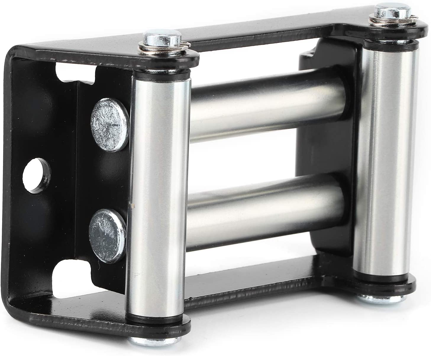 HiGear Heavy Duty 4-Way Roller Fairlead For Winch - Fits 8000 To 17,500 LB Winches, 10\" Bolt Pattern - View #14