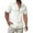 67 White, variant on guisaled Men's Button Down Shirts Short Sleeve Textured Summer Beach Shirt Solid Color Lightweight Vacation Wedding Hawaiian Shirts