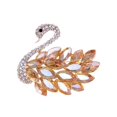 thumbnail image 2 of Opvise Women Brooch Swan Shape Rhinestone Retro Anti-slip Shoulder Bag Suit Coat Collar Hat Clothes Anti-exposure Pin Party Prom Bride Wedding Garment Jewelry, 2 of 8