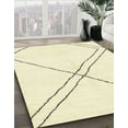 thumbnail image 2 of Ahgly Company Indoor Rectangle Abstract Khaki Gold Solid Area Rugs, 2' x 4', 2 of 6