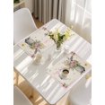 thumbnail image 5 of Happy Easter Placemats Set of 4, Cute Bunny Vintage Spring Flowers Butterfly Placemats for Dining Table, Place Mats for Kitchen Tabletop, Waterproof Wipeable Dining Table Mats Set, 5 of 9